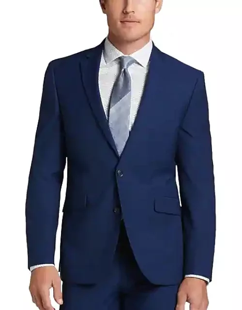Wilke-Rodriguez Men's Slim Fit Suit Separates Jacket Blue Solid