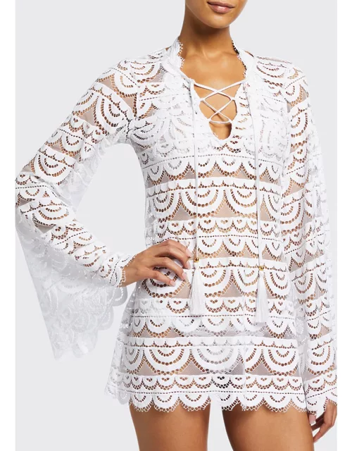 Noah Embroidered Coverup Tunic