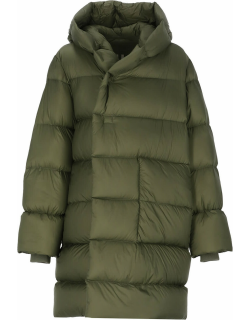 Rick Owens Quilted Down Jacket With Hood