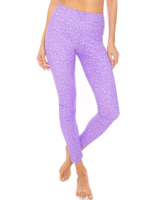 MC2 Saint Barth Animalier Purple Pastel Printed Yoga Legging