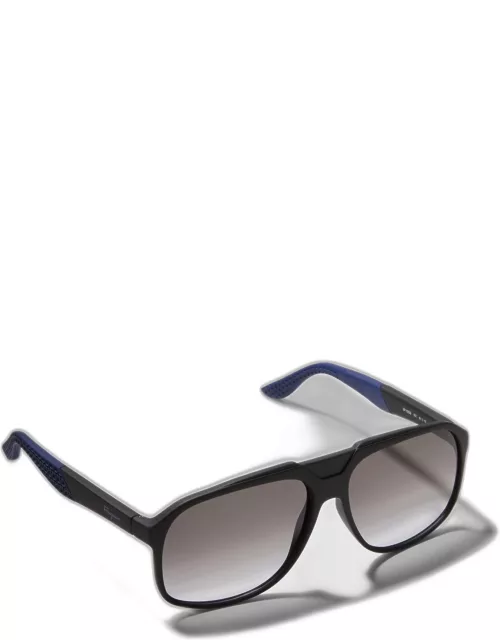 Men's Italian Lifestyle Gancini Aviator Sunglasse