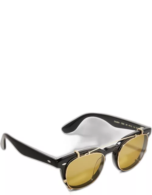Jep Optical Frames w/ Clip-On Sunglasse