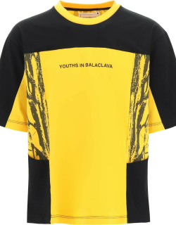 Youths In Balaclava Printed Two-tone T-shirt