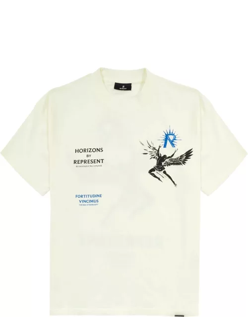 Represent Icarus Printed Cotton T-shirt - White