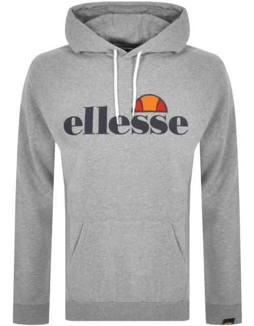 Ellesse Gottero Large Logo Pullover Hoodie Grey