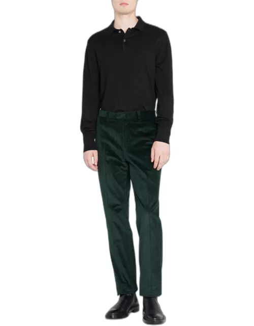 Men's Regular-Fit Corduroy FF Trouser