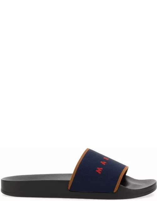 Marni Slide Sandal With Logo