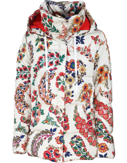 Etro Floral Paisley quilted down jacket