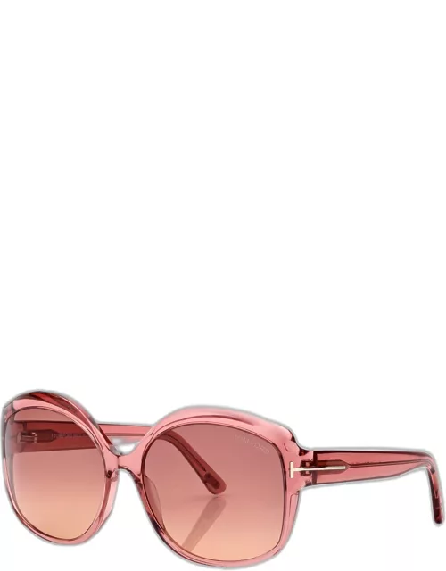 Chiara Round Plastic Sunglasse