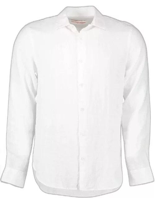 Tailored-Fit Linen Giles Shirt