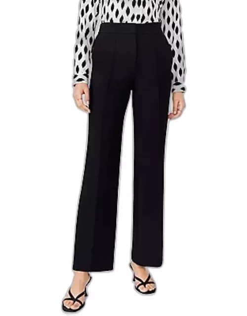 Ann Taylor The Petite Pintucked Trouser Pant in Double Knit