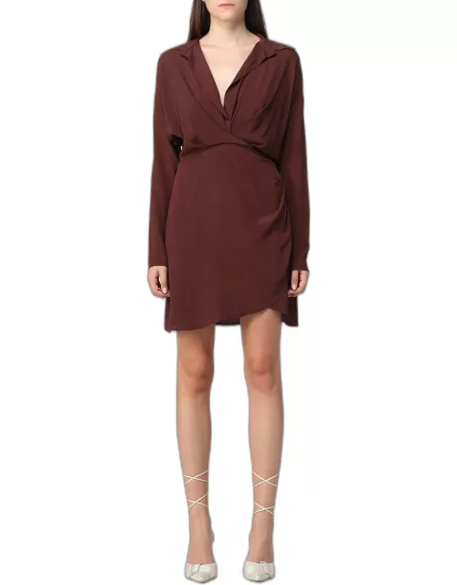 Dress SEMICOUTURE Woman color Brown