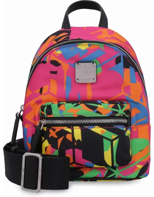 MCM Stark Cubic Camouflage Mini-backpack