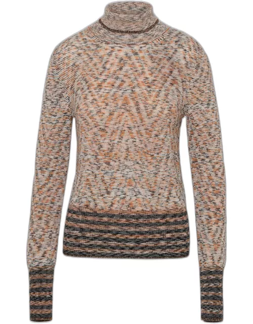 MISSONI Wool Melange Turtleneck Sweater