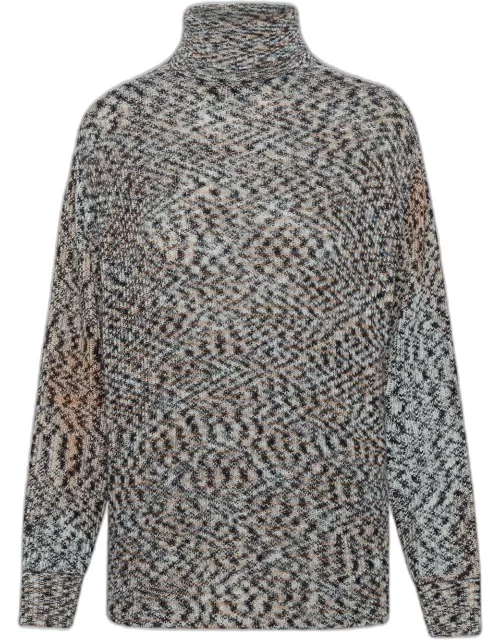 MISSONI Cashmere Blend Turtleneck Sweater