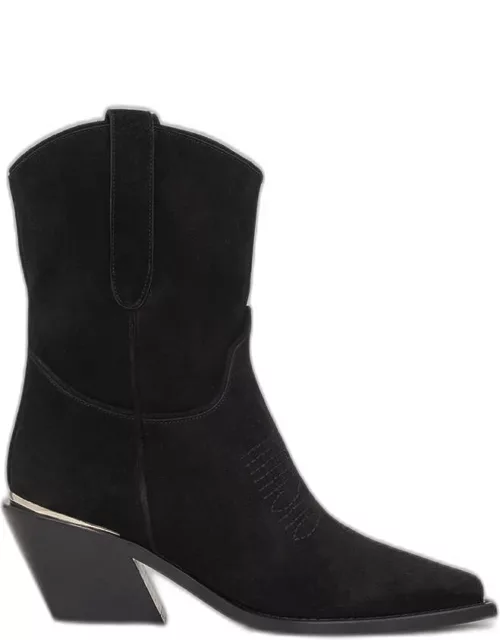 ANINE BING Mid Tania Boots in Black