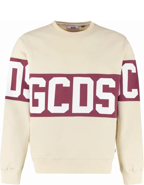 GCDS Logo Detail Cotton Sweatshirt