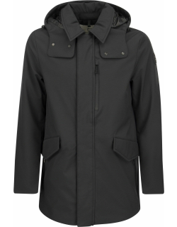 Woolrich Barrow Mac Soft Shell Jacket With Removable Hood