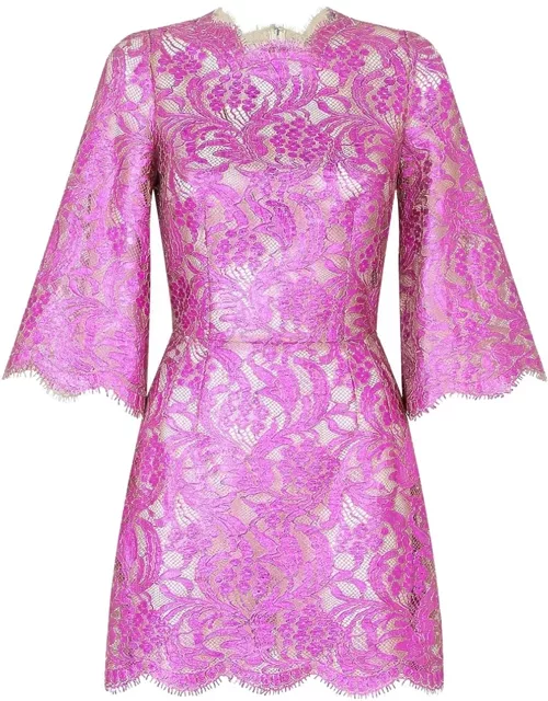 Dolce & Gabbana Floral Lace Dres
