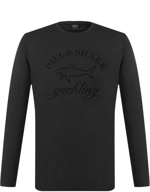 Paul & Shark Longsleeved Logo T-shirt