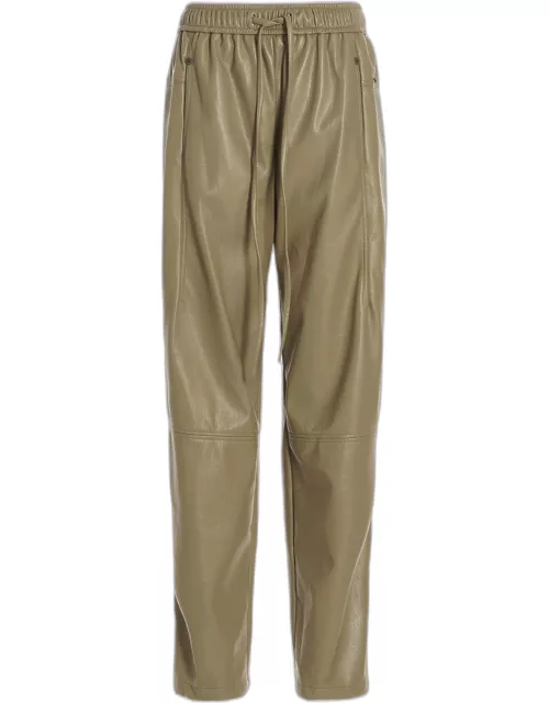 Low Classic Faux Leather Trouser