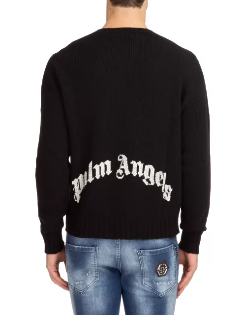 Curved Logo Sweater