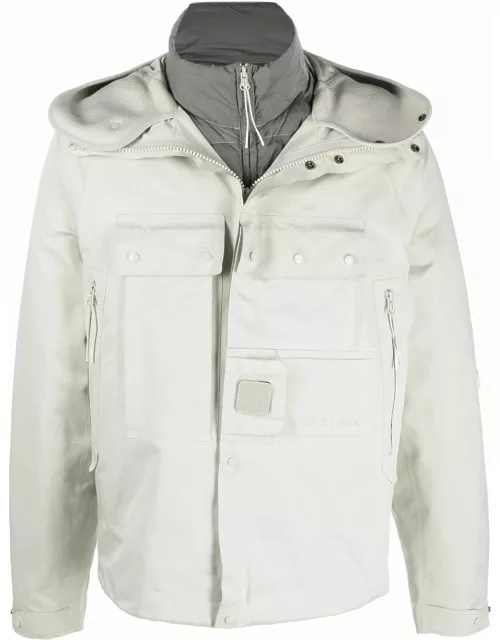 C.P. COMPANY Zipped Hooded Reversible Jacket