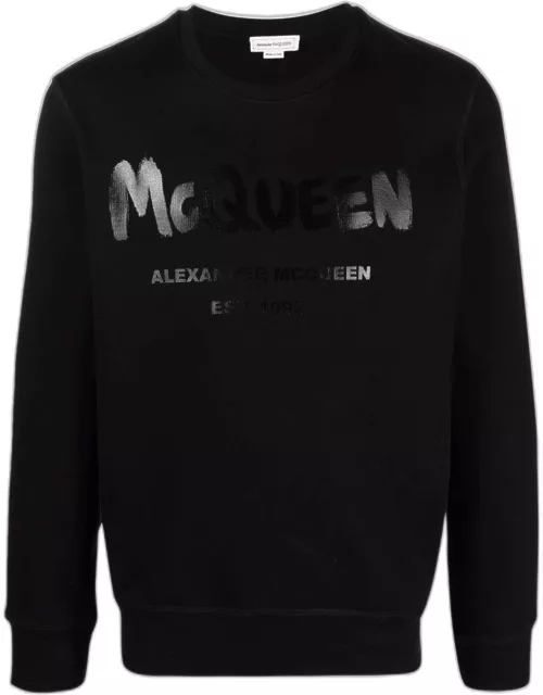 ALEXANDER MCQUEEN Logo Sweatshirt Black