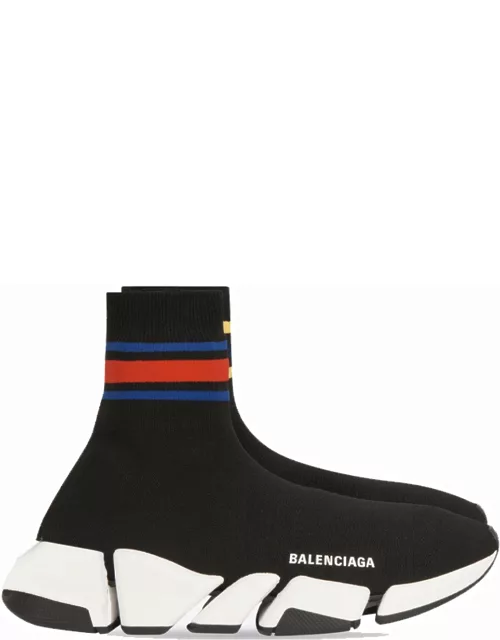 BALENCIAGA Speed 2.0 Stripe Sneakers Black