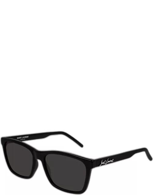 Men's Square Solid Injection Sunglasse