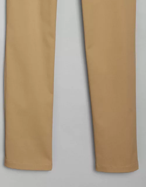 JoS. A. Bank Big & Tall Men's Reserve Collection Tailored Fit Chinos , Br Tan