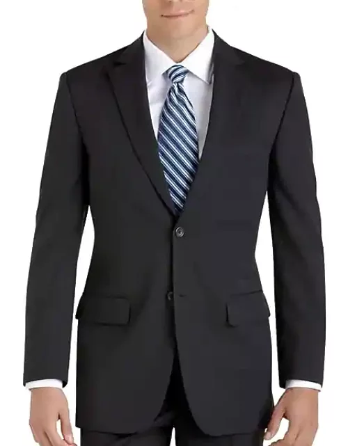 Pronto Uomo Platinum Men's Modern Fit Suit Separates Coat Black