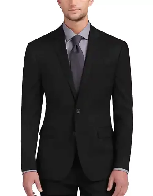 Awearness Kenneth Cole AWEAR-TECH Men's Awearness Kenneth Cole Black AWEAR-TECH Slim Fit Suit Separates Coat
