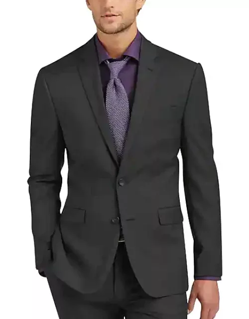 Awearness Kenneth Cole AWEAR-TECH Slim Fit Men's Suit Separates Coat Charcoa
