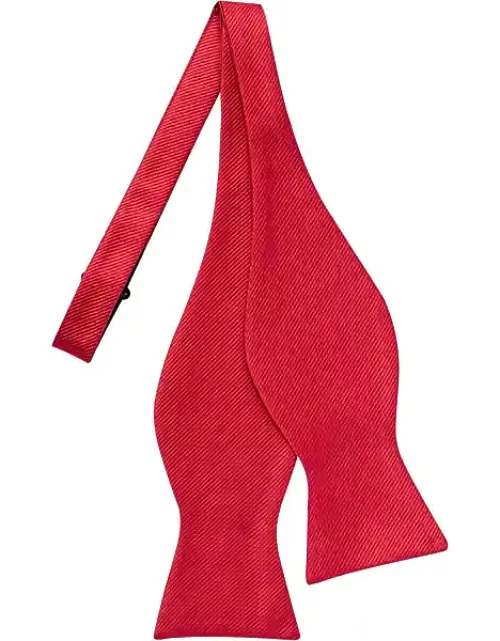 Calvin Klein Men's Red Self-Tie Bow Tie