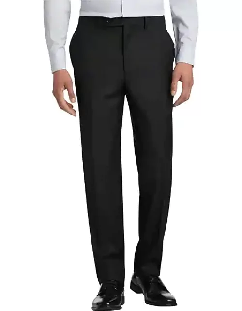 Collection by Michael Strahan Men's Michael Strahan Classic Fit Suit Separates Pants Black Solid