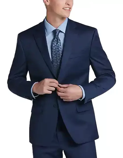 Collection by Michael Strahan Men's Michael Strahan Classic Fit Suit Separates Jacket Blue/Postman
