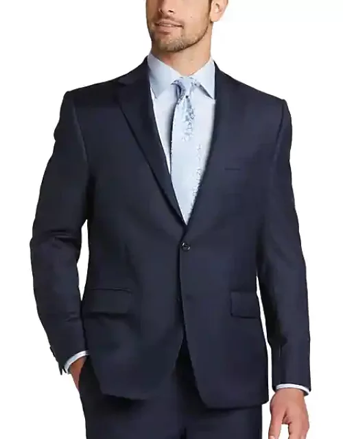 Lauren By Ralph Lauren Classic Fit Men's Suit Separates Jacket Navy Solid