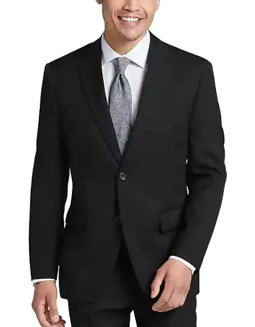 Pronto Uomo Platinum Men's Modern Fit Suit Separates Jacket Black