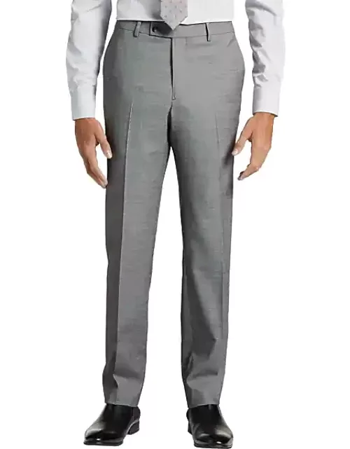 Awearness Kenneth Cole AWEAR-TECH Men's Slim Fit Suit Separates Pants Black/White Sharkskin