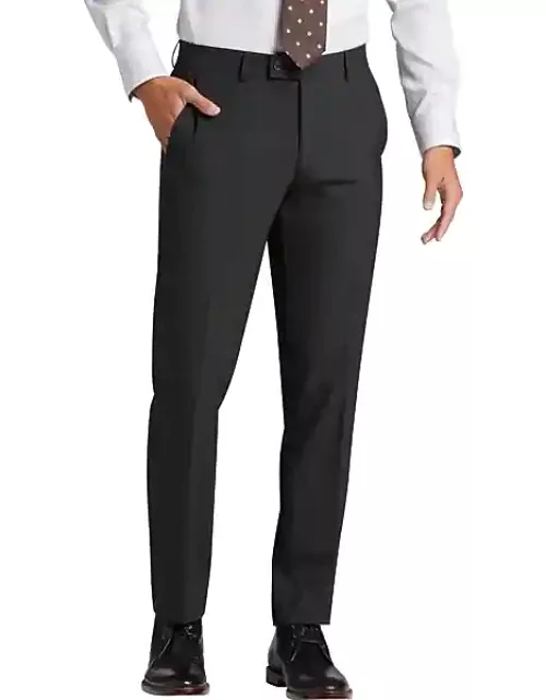 Egara Extreme Slim Fit Men's Suit Separate Pants Charcoal Gray