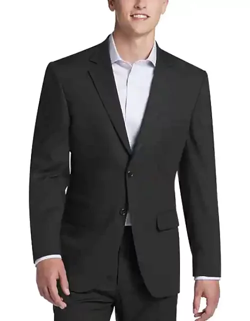 Pronto Uomo Men's Modern Fit Suit Separates Jacket Charcoal Gray