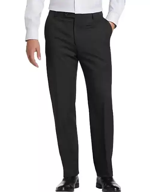 Pronto Uomo Men's Modern Fit Suit Separates Pants Charcoal Gray