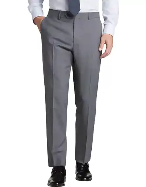 Tommy Hilfiger Modern Fit Men's Suit Separates Pant Med Gray Solid