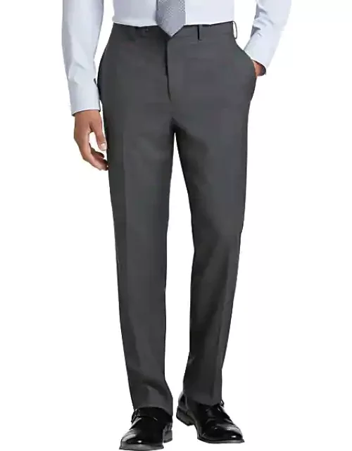 Collection by Michael Strahan Men's Michael Strahan Classic Fit Suit Separates Pants Med Gray Solid
