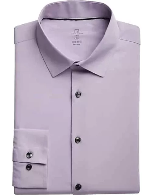 Collection by Michael Strahan Men's Michael Strahan Modern Fit Spread Collar Dress Shirt Lilac Solid