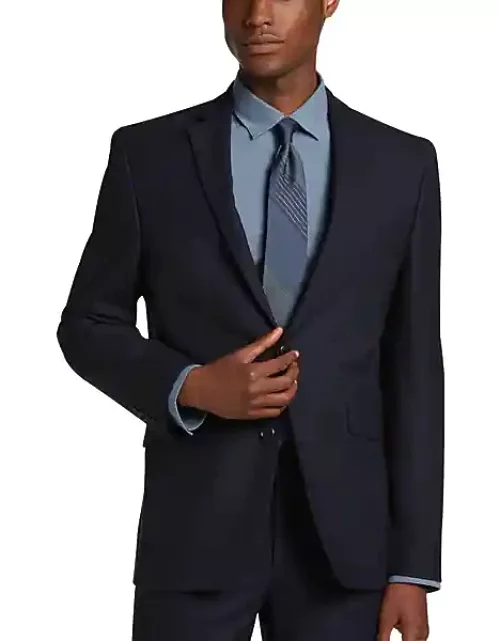 Wilke-Rodriguez Men's Slim Fit Suit Separates Jacket Navy Tic