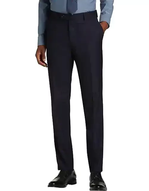 Wilke-Rodriguez Men's Slim Fit Suit Separates Pants Navy Tic