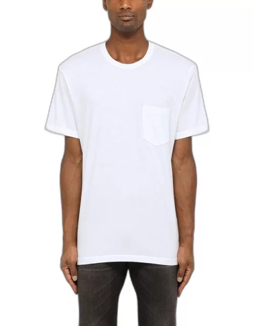 White cotton regular t-shirt