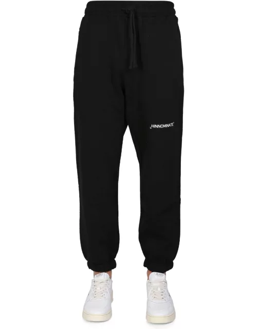 hinnominate jogging pants with logo print